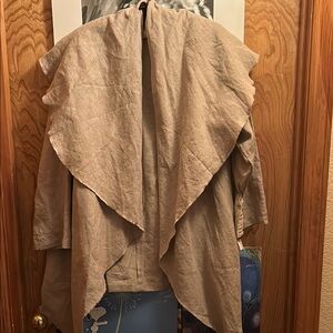 Elegant Tan Cape from Anthropologie